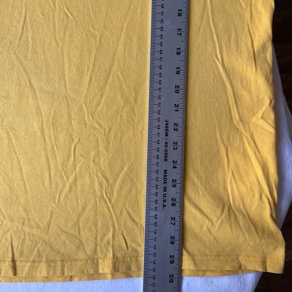 Yazbek Men Short Sleeve T-shirt size 2XL,Yellow,John Beer Puerto Vallarta Mexico - Picture 4 of 8